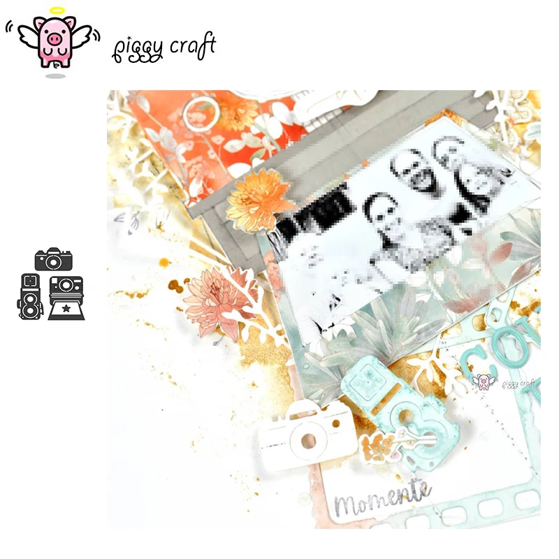 Piggy Craft металлические штампы для резки пресс-форма камеры украшение скрапбукинга