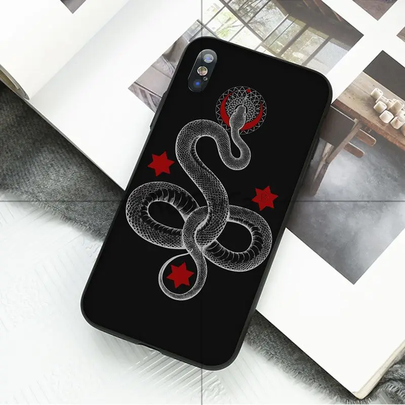Ruicaica Coral snake animal TPU Silicone Phone Case Cover for Apple iPhone 8 7 6 6S Plus X XS MAX 5 5S SE XR 11 11pro max Cover