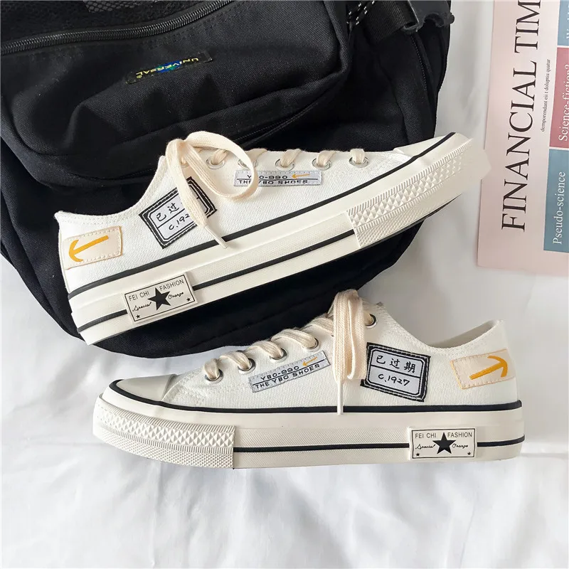 

Canvas Shoes Men's Low-Top Trendy Versatile Casual Sneakers Men's Summer Breathable Mesh Red Student Shoes Men's Shoes