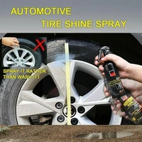 car tyre shine spray auto tires cleaning blackening tire polish wax agent tyre gloss car cleaner tires maintenance brighten q3t6