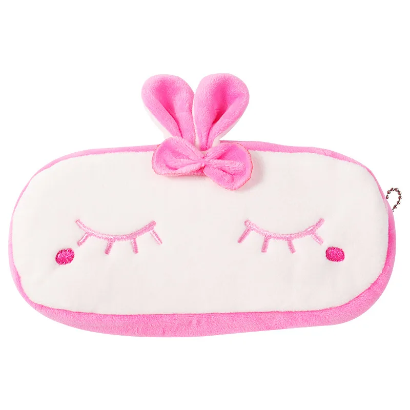

Lovely Animal Pencil Case Pupil Student Stationery Storage Bag Kawaii Plush Toys Stuffed Toy Christmas Gift For Children