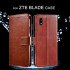 Чехол-бумажник для ZTE Blade A7s A7 A5 A3 2019 2020 Prime, кожаный флип-чехол для телефона ZTE A3 A7 A5 A7s, чехол-книжка