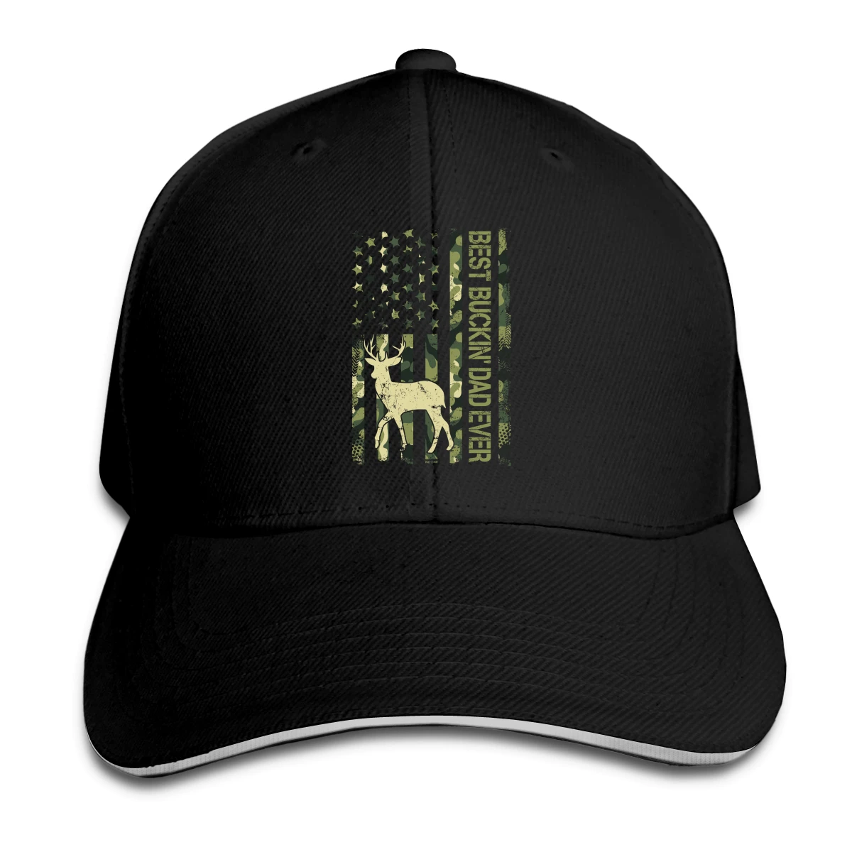 

Best Buckin' Dad Ever Hat Baseball Cap for Men Women Fashion Adjustable Sun Hat