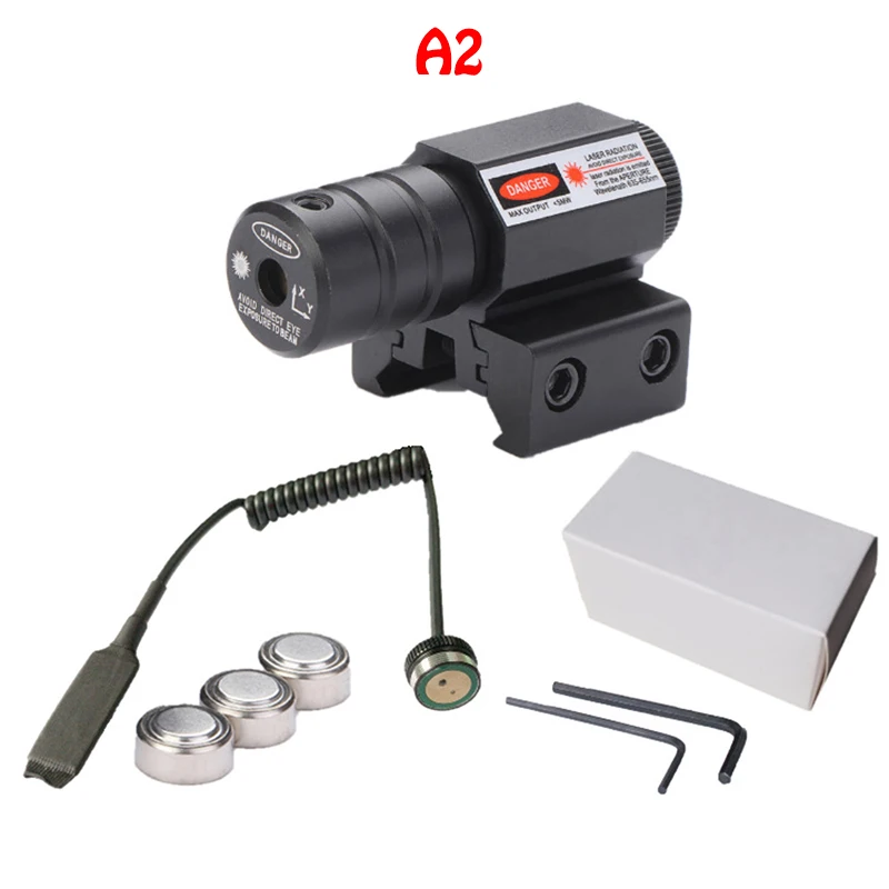 Лазерный мини-прицел с красной точкой тактический прицел для Пикатинни и