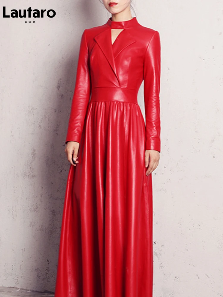 Lautaro Весенне-осенние черные макси-платья для выпускного вечера женщин 2022