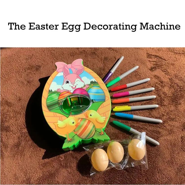 

DIY Egg Decorating Coloring Kit Painted Egg Spinner Machine Dye Kit Coloring Craft Educational Toy With Light And Music