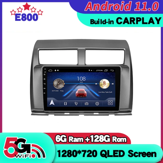 Автомагнитола навигация GPS-плеер 9-дюймовый экран для Toyota MYVI Icon 2012 2019 Android 10