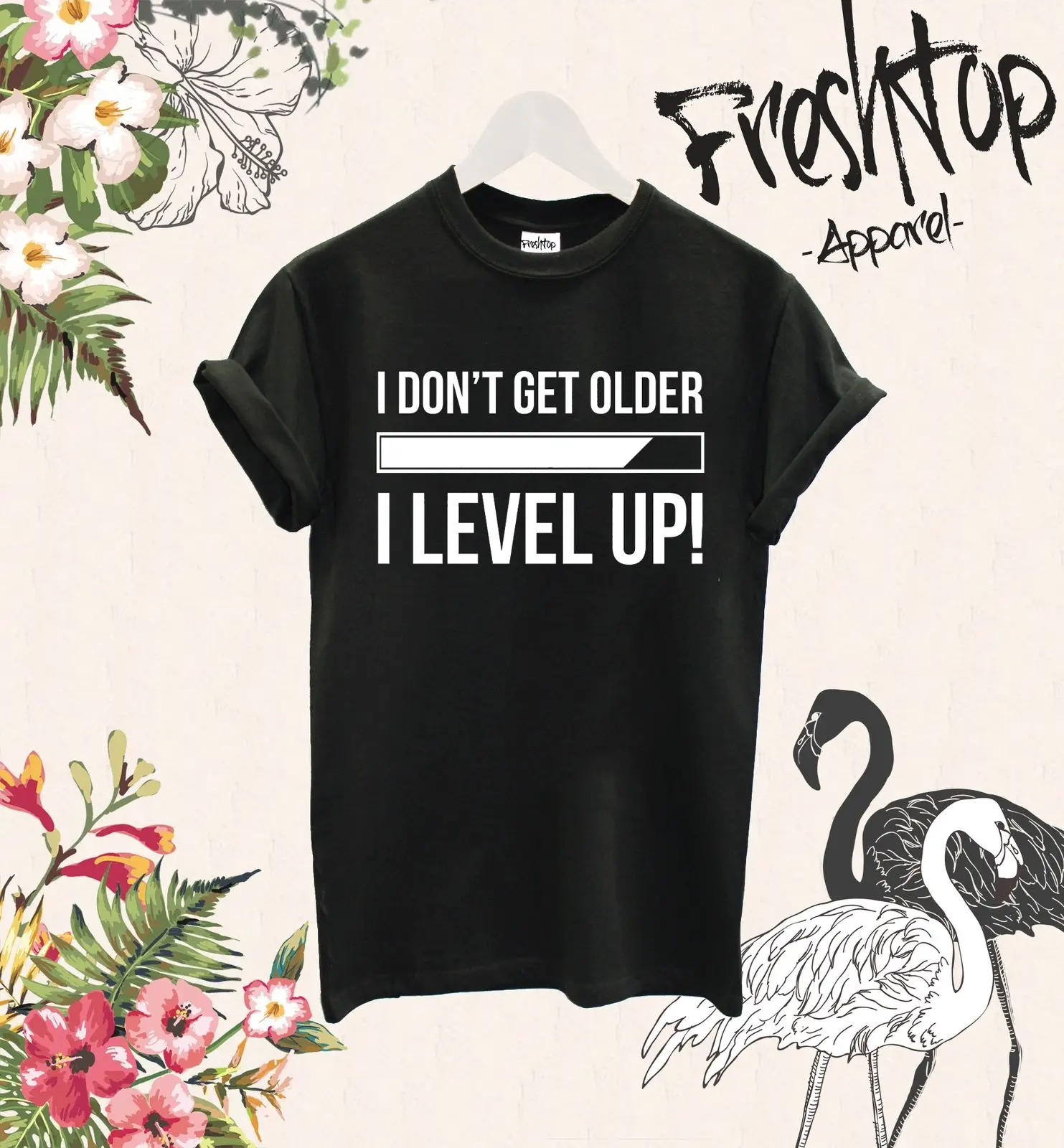 Футболка с надписью I Don't Get Level Up подарок на день рождения вечерние футболки Friend
