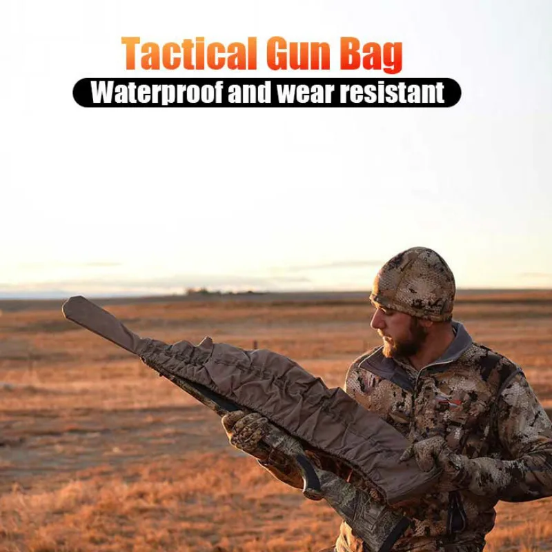 Эластичный вязаный тактический Чехол для ружья водонепроницаемый чехол из