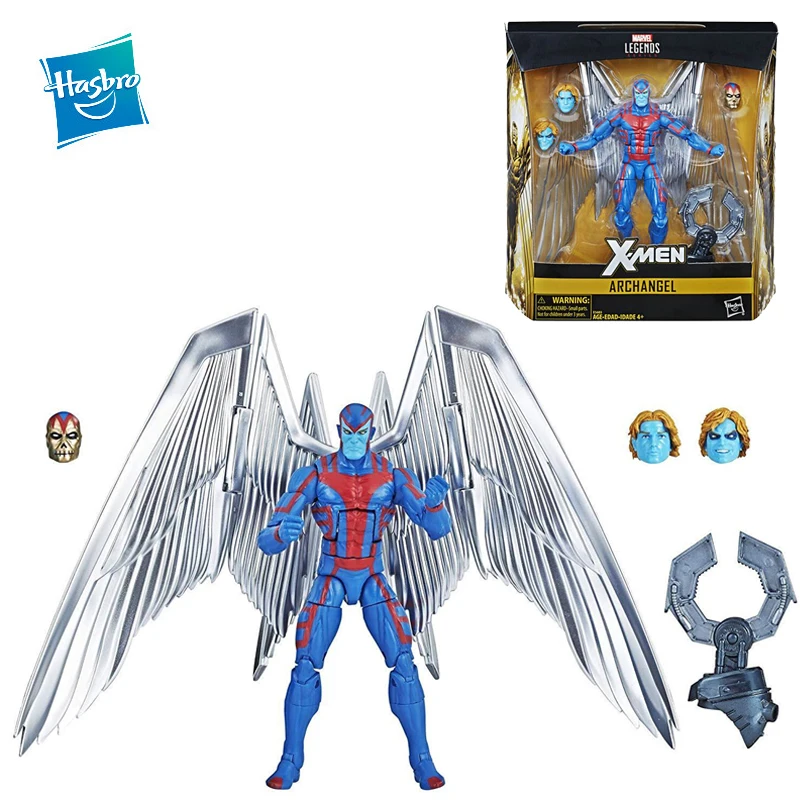 

Фигурки героев аниме Hasbro Marvel Legends, X-Men, Archangel, 6 дюймов, игрушечные фигурки, шарниры подвижные и могут быть собраны, игрушки