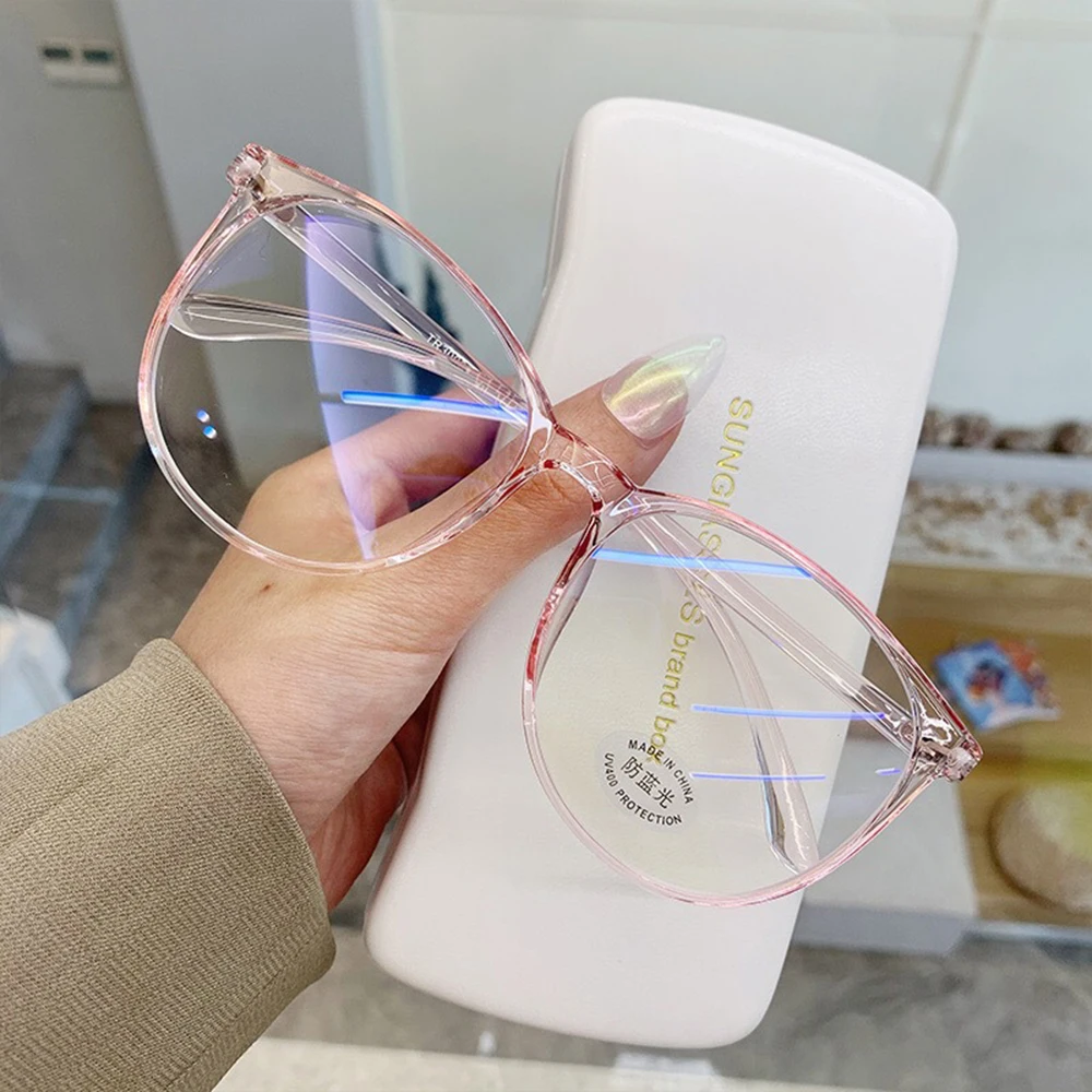 

New Anti Blue Ray Computer Glasses Transparent Oversize Gaming Goggles Eyeglasses Optical Spectacle Eyeglasses Frame Women&men