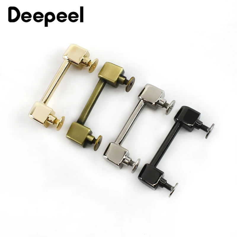 Deepeel 5 шт. 2 см металлическая пряжка Арка Блокировка моста ручка винт для кожаного