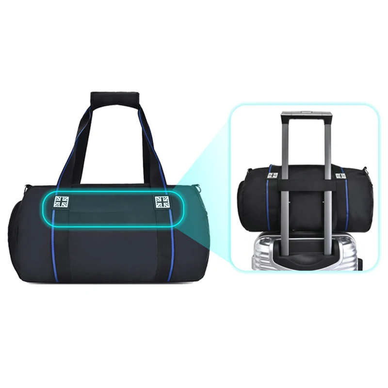 

Men Gym Fitness Bag Dry And Wet Training Handbag Women Waterproof Shoulder Crossbody Travel Pack Gymtas Sac De Sport New XA895WA