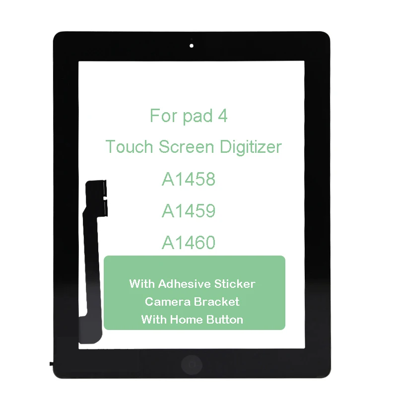 Панель для планшета iPad 4 A1458 A1459 A1460 5 шт. сенсорное стекло с цифровым