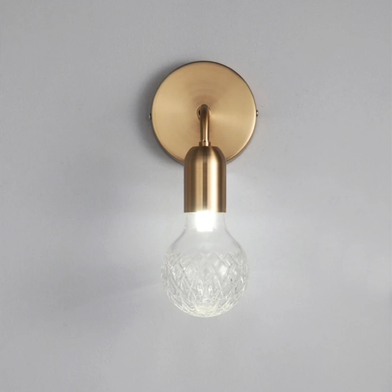 Современный светодиодный художественный стеклянный небольшой настенный