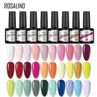 Гель-лак Rosalind для ногтей, эмалированный полуперманентный, многоцветный, удаляемый замачиванием, для украшения ногтей, СВЕТОДИОДНЫЙ УФ-светильник, базовое и верхнее покрытие, праймер