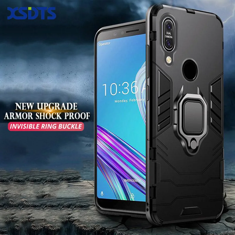 Чехол для Asus Zenfone Max Pro (M1) ZB601KL/ZB602K противоударный армированный силиконовый чехол