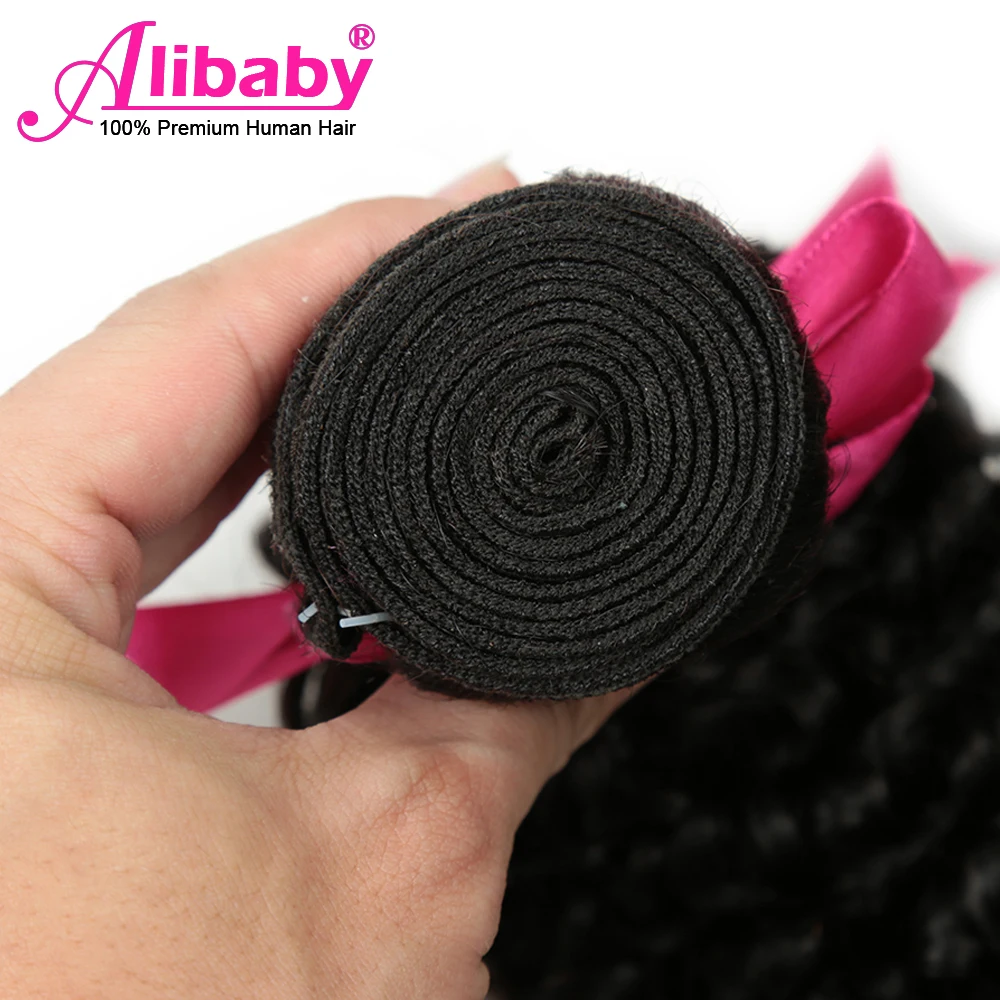 Alibaby афро кудрявые вьющиеся волосы 8 30 дюймов 100% человеческие вплетаемые не Реми