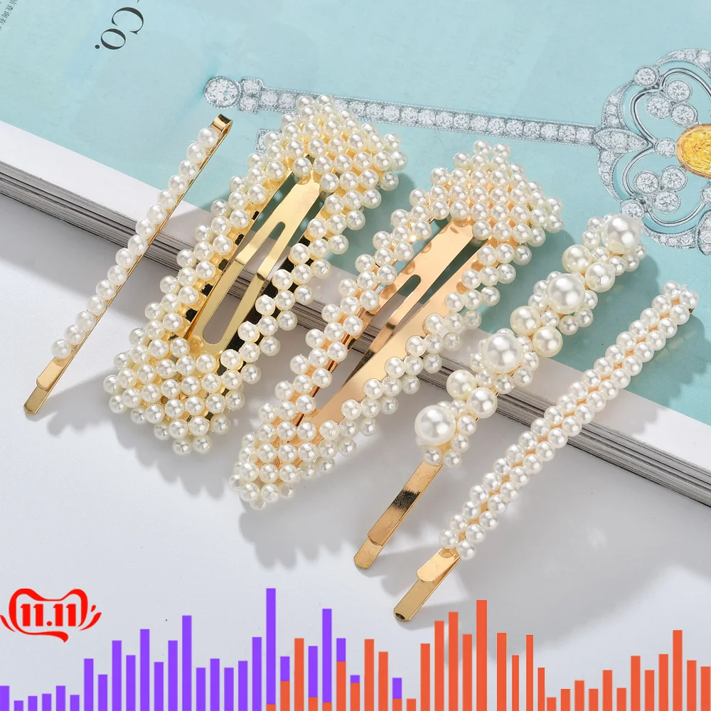 1 шт. заколка для волос с искусственным жемчугом|Украшения волос| |