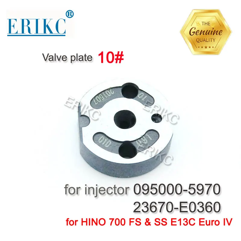 

23670-E0360 Diesel Fuel Pump Control Valve 10# Common Rail Valve Plate for Injector Manufacturer 095000-5970 095000-5972