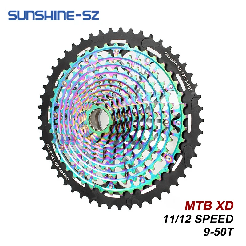 SUNSHINE-SZ велосипедная кассета XD 11 скоростей 12 Скоростей 9-50T Ультралегкая freewheel