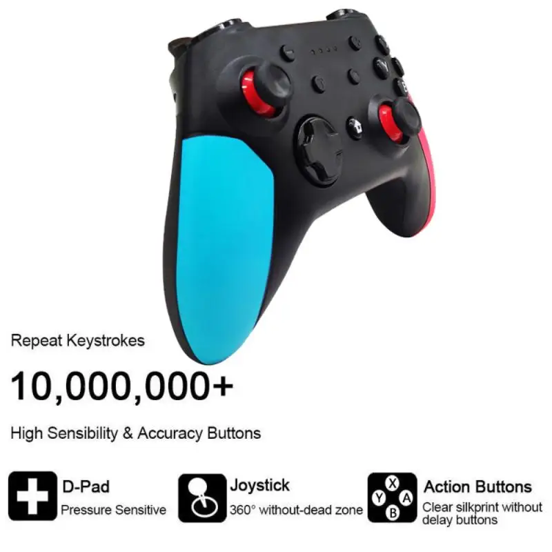 2021 новый тренд 6-осевой гироскоп Беспроводной игровой bluetooth-контроллер Для Nintendo