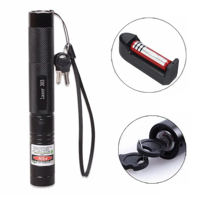 Высокая Мощность 5mW зеленая лазерная ручка лазерный прицел указатель 532nm 303