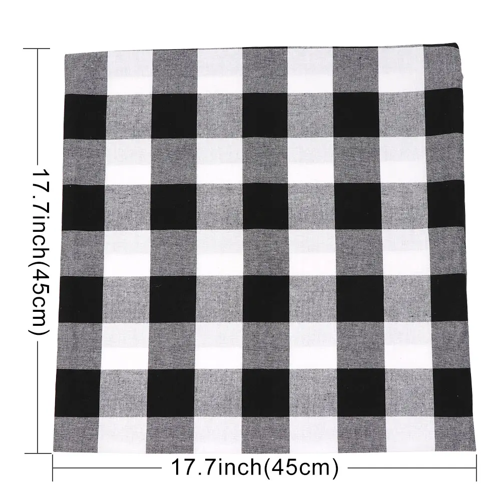 Наволочка хлопковая в клетку 45 х45 см|Наволочки| |