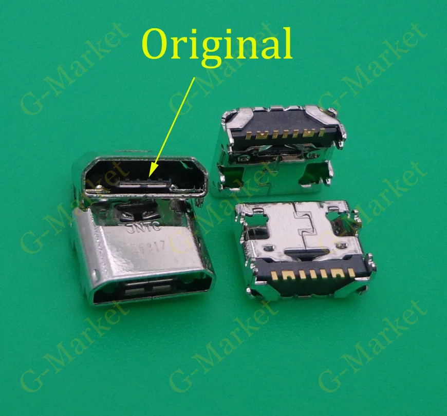 Разъем для зарядки Samsung T110 T111 T113 T115 T116 T560 T561 T580 T585 Galaxy Tab A(7 контактов micro USB type-B) 200 шт.