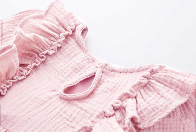 Одежда для девочек платья 2019 модное платье с длинными рукавами и вышивкой