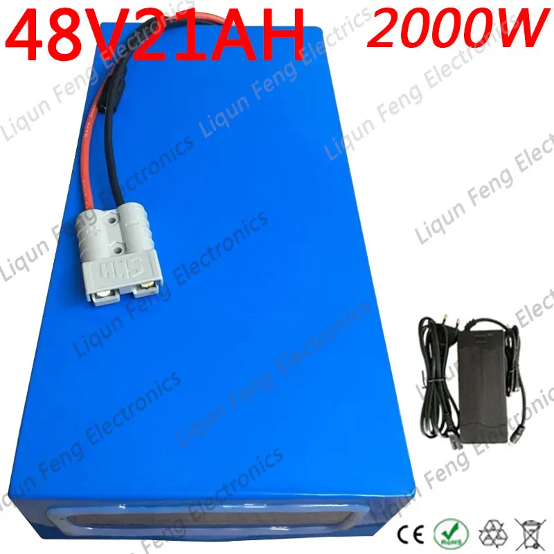 Бесплатная оплата лидер продаж литиевая батарея для электровелосипеда 2000 вт 48 в