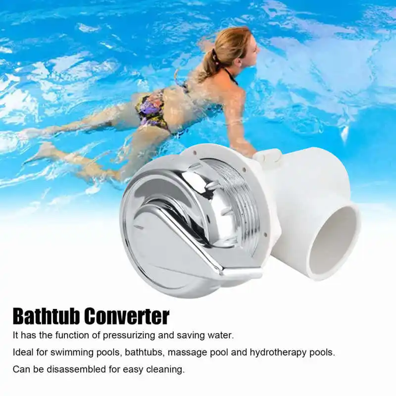

Swimming Pool Spa Outlet Massage Bathtub Single Hole Converter Spa Water Diverter