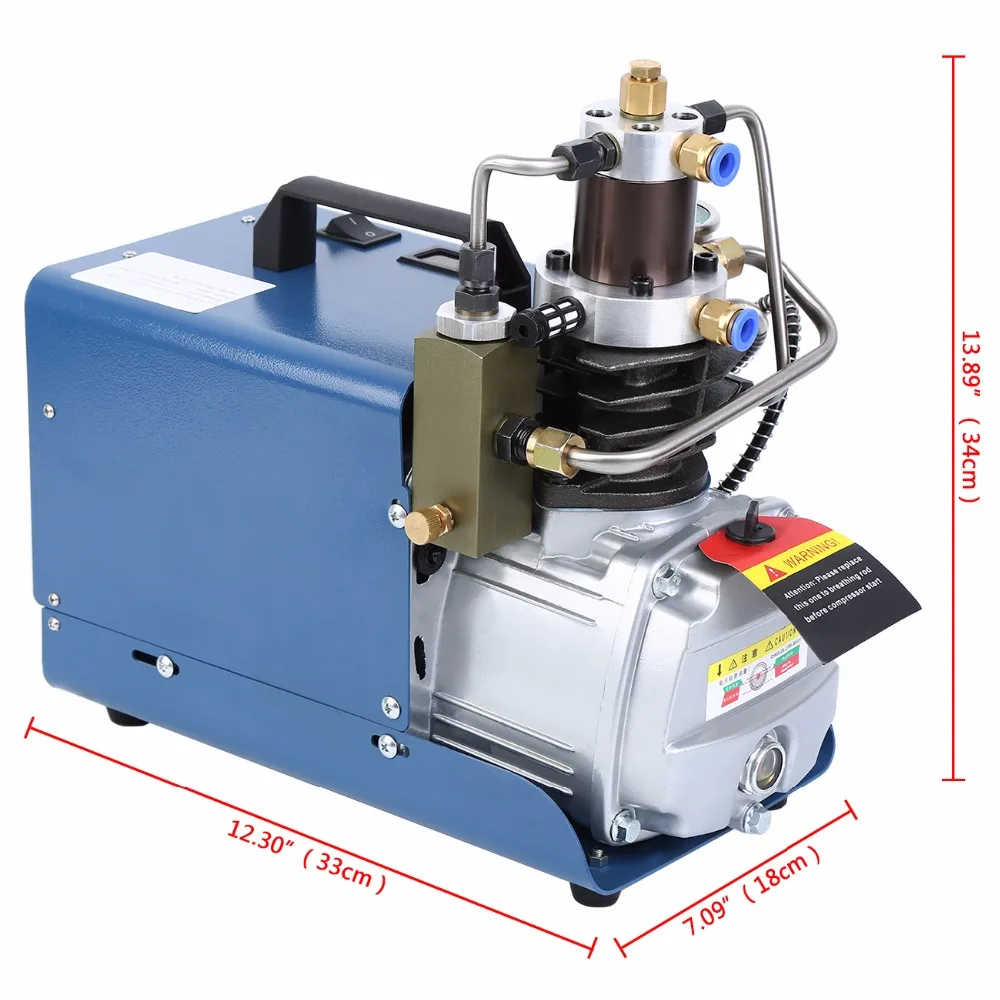 Электрический воздушный компрессор высокого давления 30 мпа 220 фунт/кв. Дюйм |