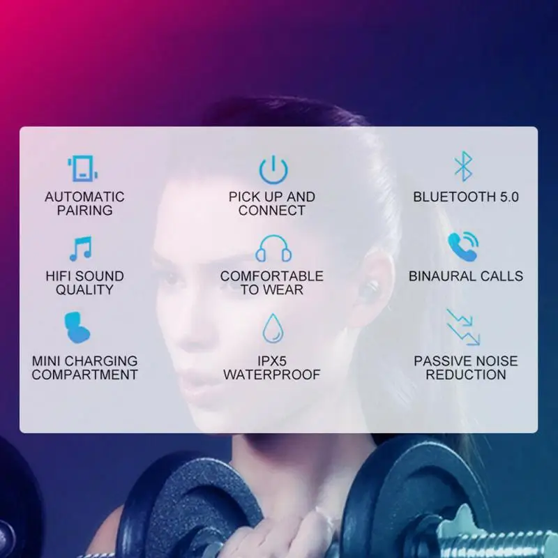 Новые беспроводные наушники XG12 с одним/бинауральным звуком Bluetooth V5.0