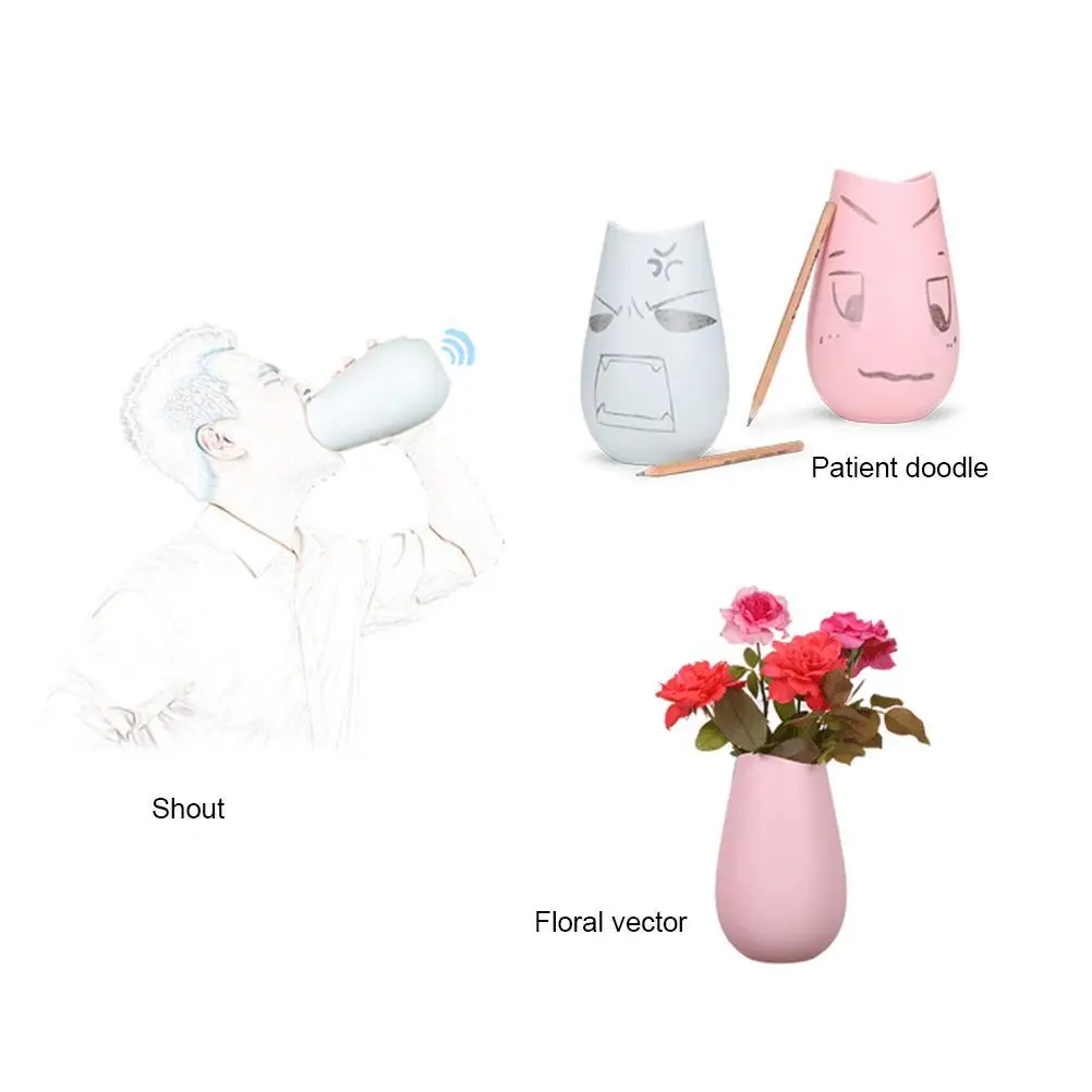 Кричащая банка голосовой глушитель снятие стресса плечи и шепот удобная для