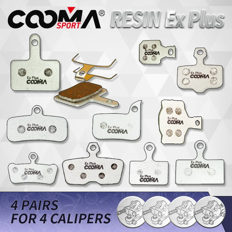 Улучшенные полимерные велосипедные тормозные колодки для SRAM Avid Shimano Magura Hayes Formula