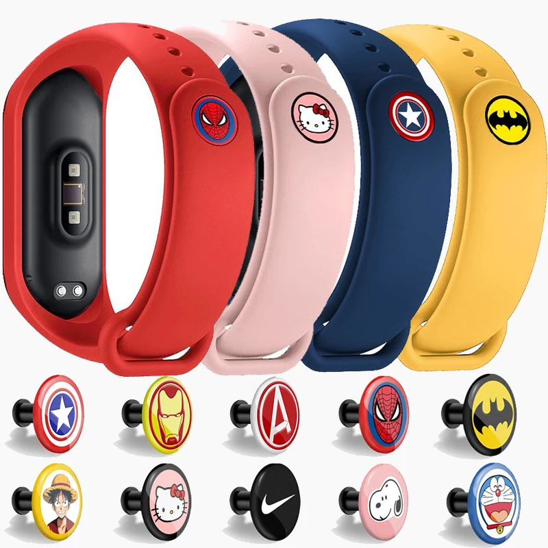 Для mi Band 4 3 силиконовый ремешок на запястье для Xiaomi mi 4 3 ремешок с металлической пряжкой браслет с узором mi band 4 Ограниченная серия