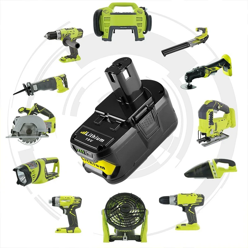 Зарядное устройство P117 для Ryobi 9 6 в-18 в + 1 шт. 18 5000 мАч замена литиевой батареи P108