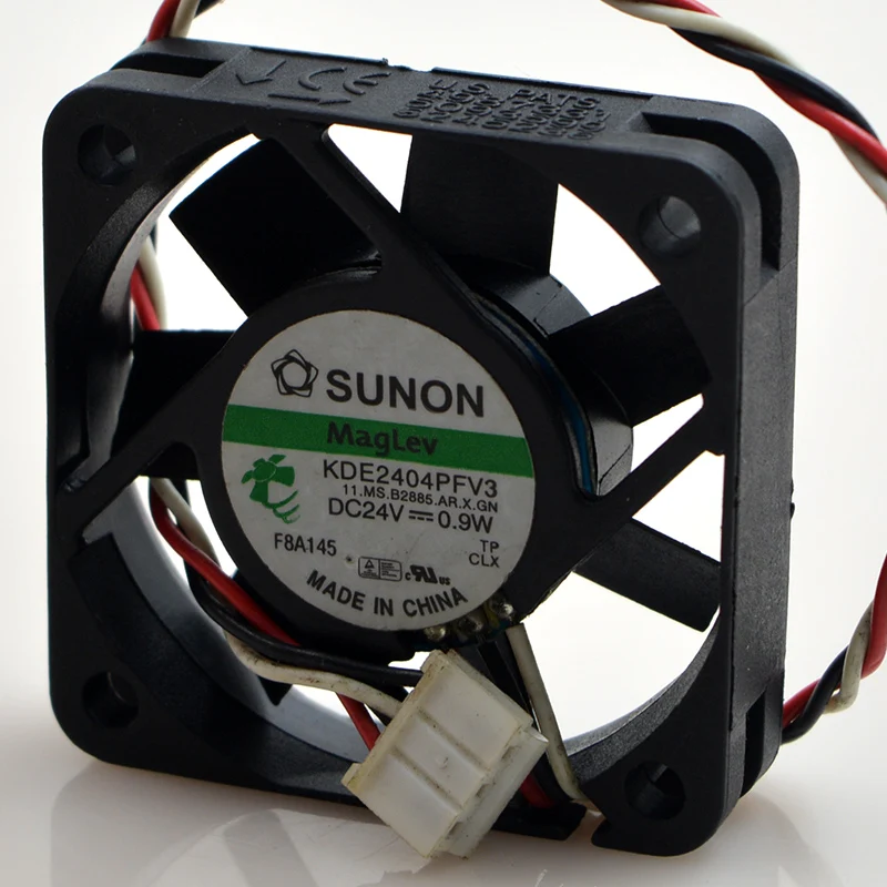 1 шт. SUNON KDE2404PFV3 масляной подшипник охлаждающий осевой вентилятор DC 24 В 0,9 Вт 4010 40*40*10 мм