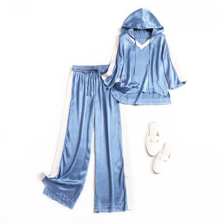 Женский Повседневный костюм из двух предметов спортивный с толстовкой капюшоном