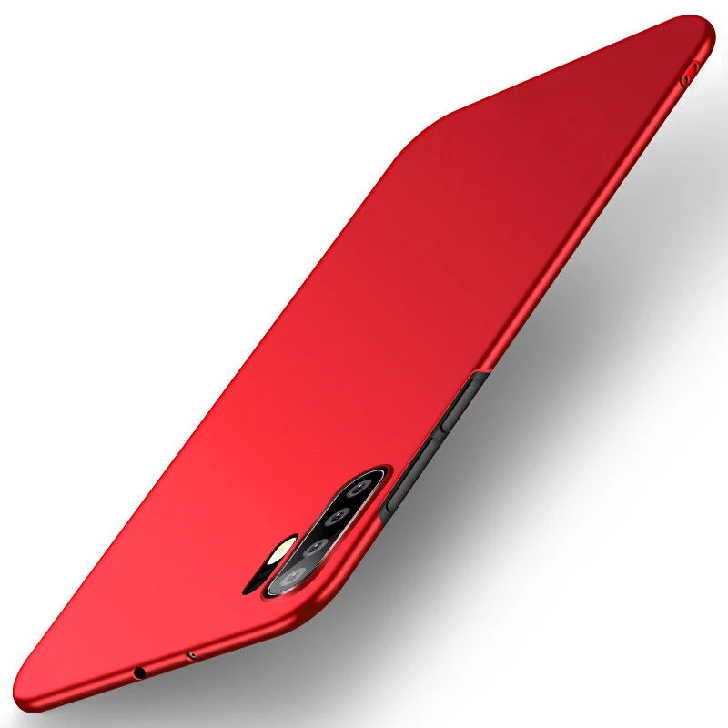 Red Ультратонкий матовый чехол для телефона huawei mate 20 Lite P20 P30 Lite Pro P Smart жесткий чехол из поликарбоната для huawei NOVA 3 3i 3E - Цвет: Red