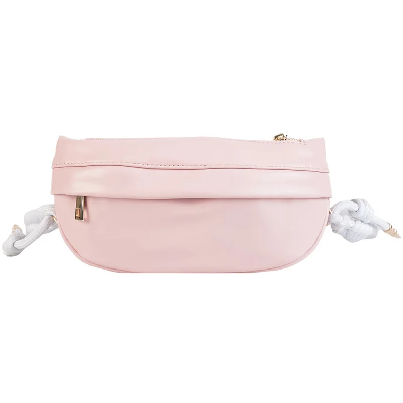 Женская нагрудная сумка через плечо модная мягкая из искусственной кожи зеленая