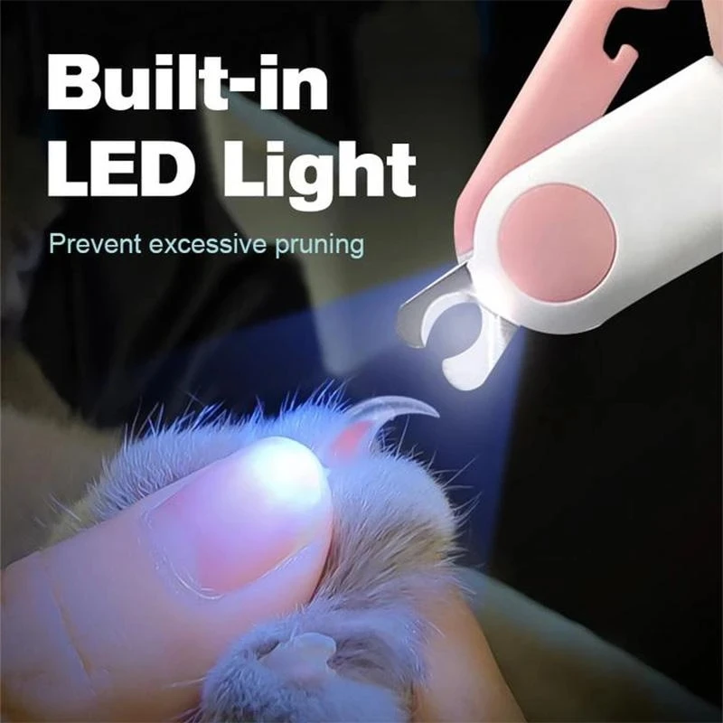 

Pet Nail Clippers With Led Lights To Avoid Excessive Trimming Nail Trimmer Safe Professional Paw Care For Dogs And Cats