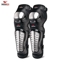 wosawe motorcycle kneepad stainless steel moto elbow knee pads motocross racing protective gear protector guards kit