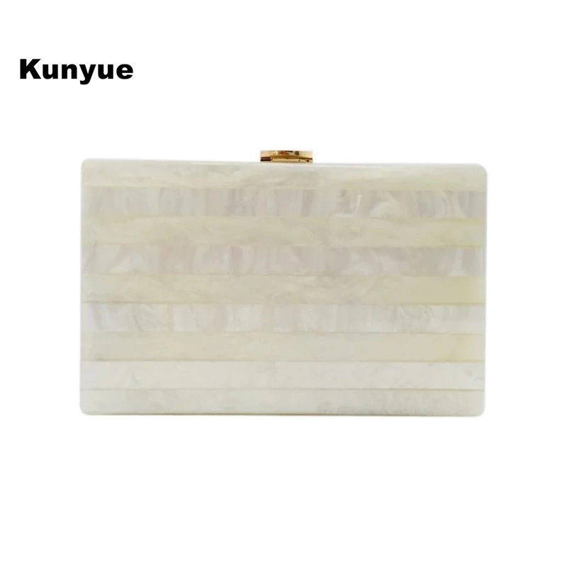 Женская вечерняя сумка-клатч из акрила с цепочками | Багаж и сумки