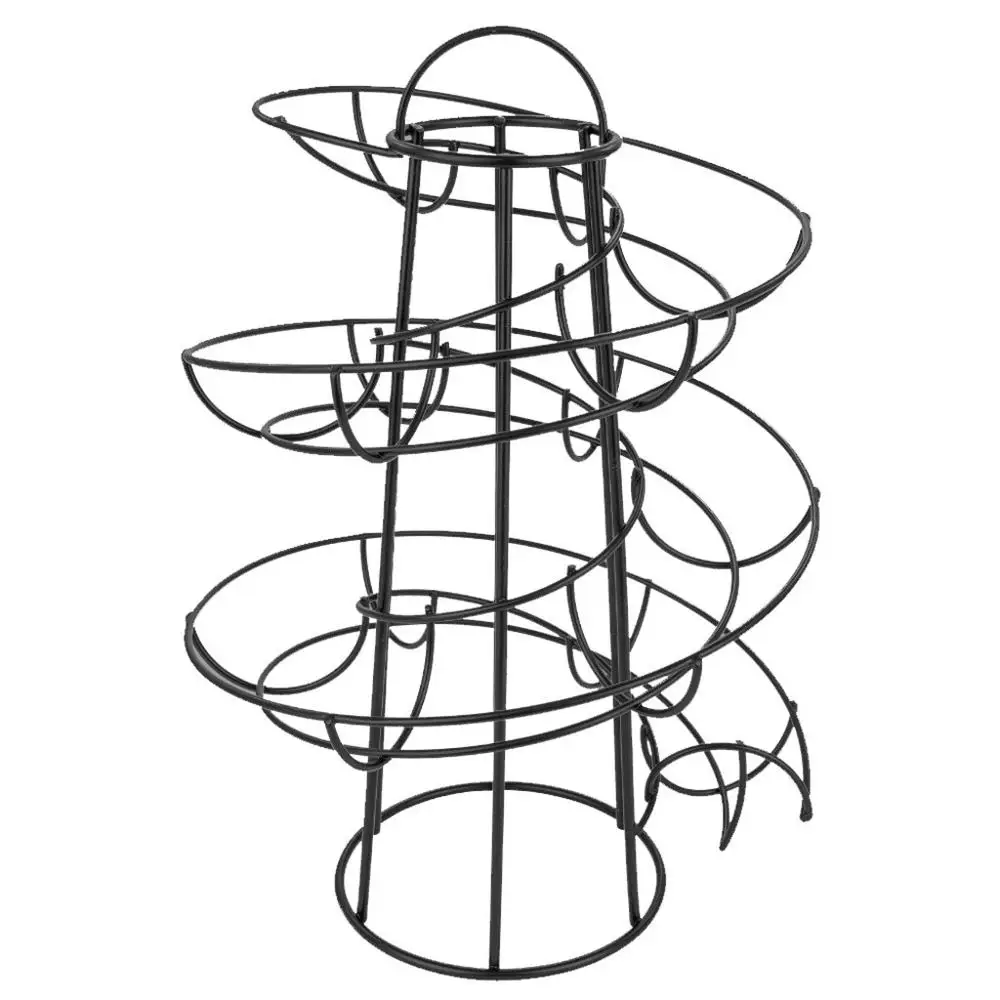 

Kitchen Creative Egg Rack Spiral Egg Basket Wrought Iron Practical Multi-function Rack Kitchen Small Things Storage Rack cocina