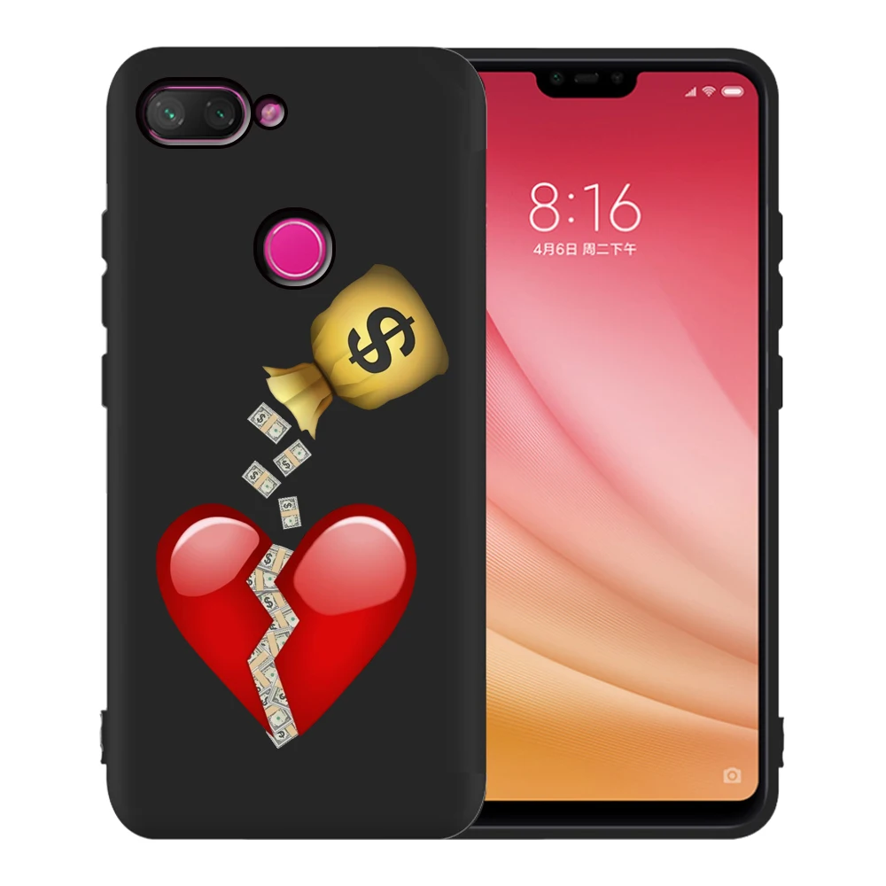 For Cover Xiaomi Redmi Note 8 Pro Cool Fashion Girl Money Phone Case for 7 Note5 6 K20 9T Etui | Мобильные телефоны и