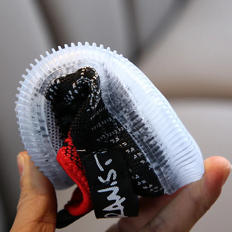 Кроссовки Детские сетчатые со светодиодной подсветкой дышащие шлепанцы