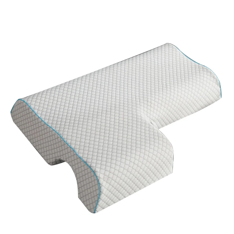 

Couples Pillow Arched Cuddle Pillow with Slow Rebound Memory Foam for Arm Rest Hand Pillow J8