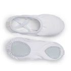 Профессиональные качественные плоские тапочки USHINE EU23-45, танцевальные балетные туфли для занятий йогой и балериной